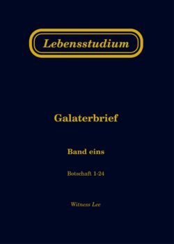 Lebensstudium Galaterbrief (2 Bände)