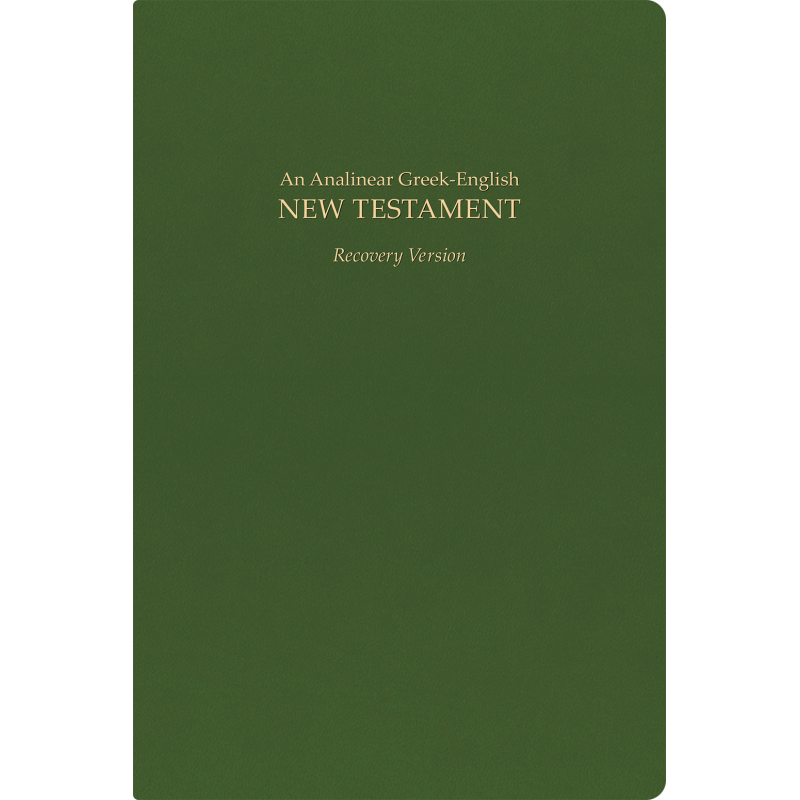 An Analinear Greek-English New Testament