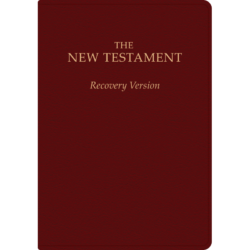 New Testament Recovery Version (English, Burgundy, Bonded Leather, with footnote, Large)